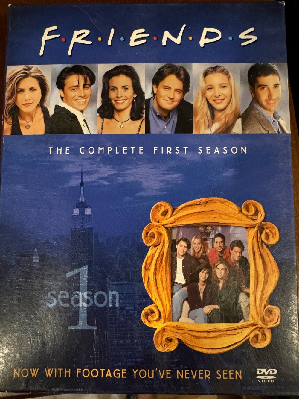 Friends: The Complete First Season - Blue DVD Box
